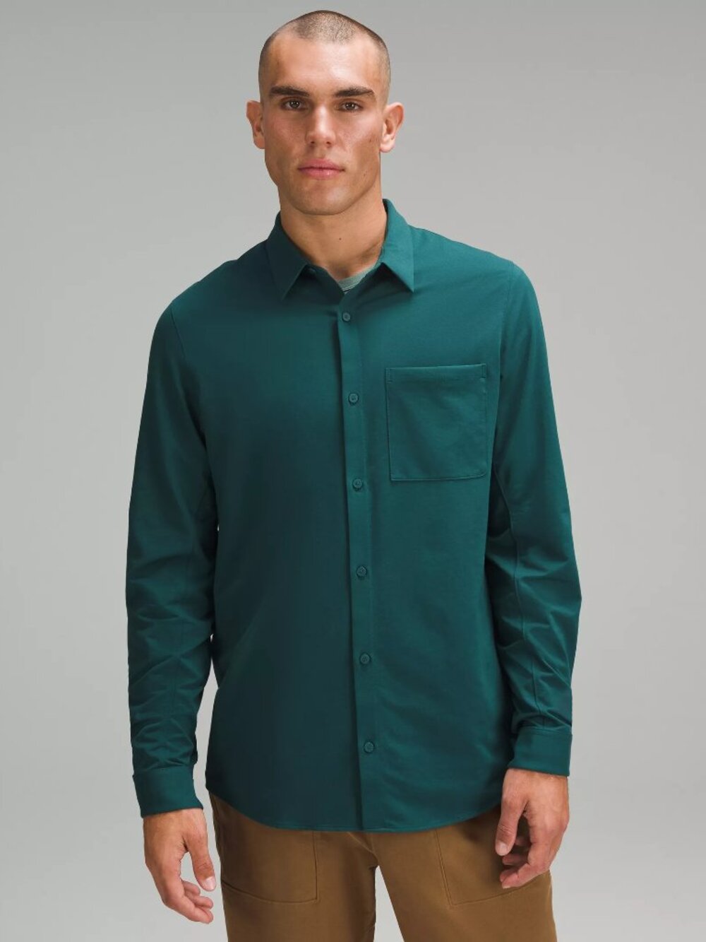*NWOT Lululemon Men's Commission Long-Sleeve Shirt - Teal